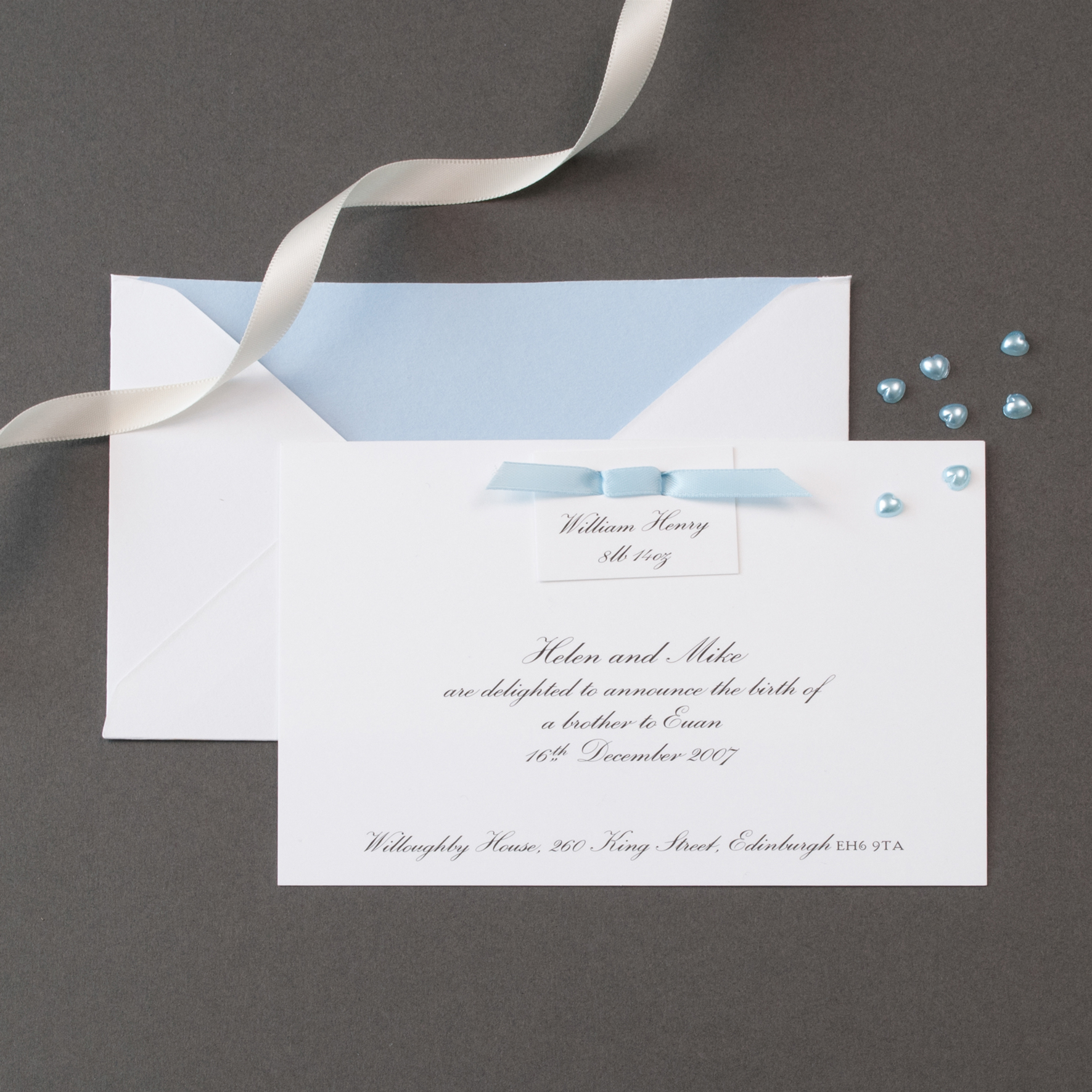 Luxury Birth Announcements Cards | The 